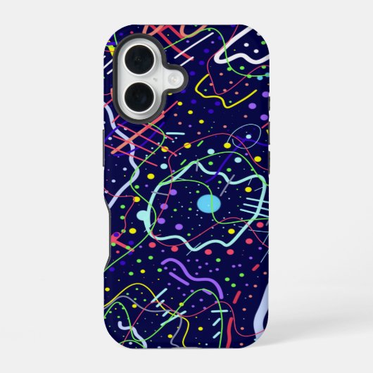 宇宙での生活 iPhone 16ケース (裏面)