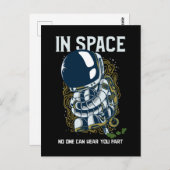 宇宙では誰もあなたを聞くことができない – Fart Joke ポストカード (正面/裏面)