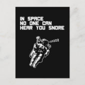 宇宙では、誰もあなたを盗む音が聞こえない(暗) ポストカード (正面)