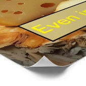 宇宙でもチーズはこの世のものではない ポスター (角)