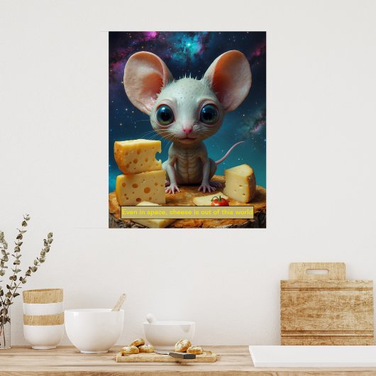 宇宙でもチーズはこの世のものではない ポスター (キッチン)