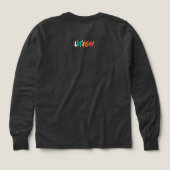 宇宙でロケットに乗る可愛い宇宙飛行士 (デザイン背面)