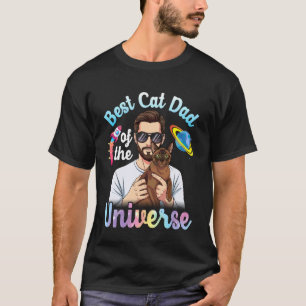 宇宙で一番の猫パパ ハバナ・ブラウン Tシャツ