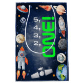 宇宙で初めての誕生日 ミディアムペーパーバッグ (正面)