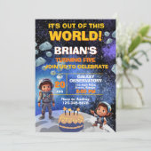 宇宙で初めての誕生日 招待状 (スタンド正面)