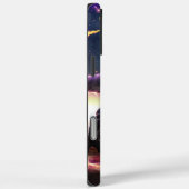 宇宙で恐竜のユニコーンに乗ったプグ Case-Mate iPhoneケース (裏面 / 右)