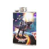 宇宙で恐竜のユニコーン フラスク (左)