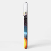 宇宙で恐竜のユニコーン iPhoneケース (左側面)