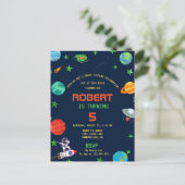 宇宙で最もすばらしいお誕生日会のお知らせ ポストカード (スタンド正面)