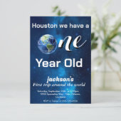 宇宙で最初の太陽の周りを回る旅 宇宙飛行士 惑星 招待状 (スタンド正面)