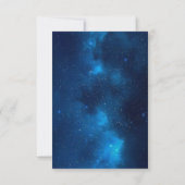 宇宙で最初の太陽の周りを回る旅 宇宙飛行士 惑星 招待状 (裏面)