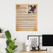 宇宙で最初の犬レイカ ポスター (ホームオフィス)