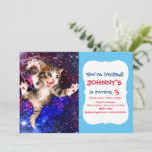 宇宙で猫がジャンプする 招待状 (スタンド正面)