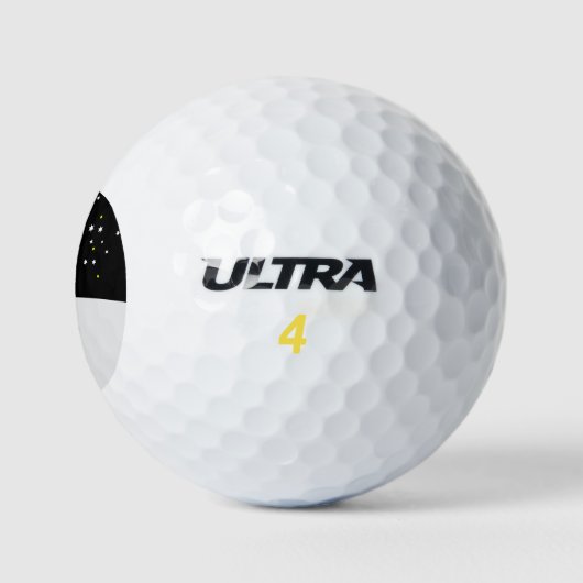 宇宙で短い間引きを受けた宇宙飛行士 ゴルフボール (ロゴ)