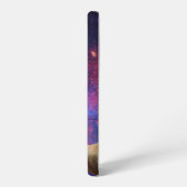 宇宙で自撮る赤いタビー猫 SAMSUNG GALAXYケース (左側面)