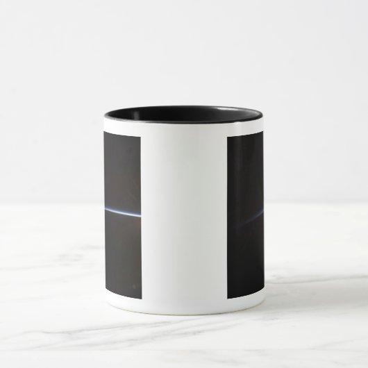 宇宙で表示される日の出 マグカップ (中央)