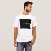宇宙で表示される日の出 Tシャツ (正面フル)