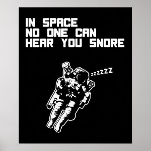 宇宙で誰もいびきをかくのを聞くことができません(暗闇) ポスター