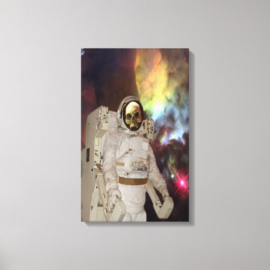 宇宙で迷子 キャンバスプリント (正面)