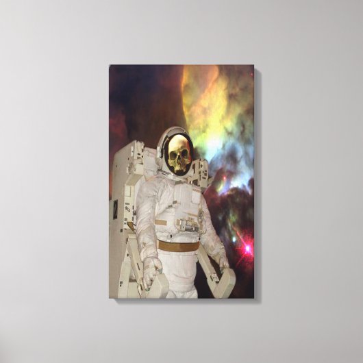宇宙で迷子 キャンバスプリント (正面)