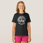 宇宙で遊ぶヒゲトカゲ Tシャツ (正面フル)