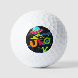 宇宙でUFOがハローと言う ゴルフボール