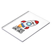 宇宙とっても楽しいよ ロケットのユーモア ノートブック (左側)