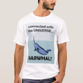 宇宙とつながるイッカク Tシャツ (正面)