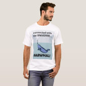 宇宙とつながるイッカク Tシャツ (正面フル)