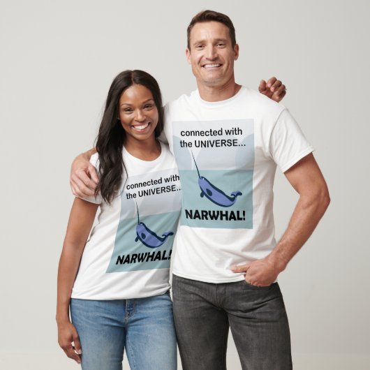 宇宙とつながるイッカク Tシャツ (ユニセックス)