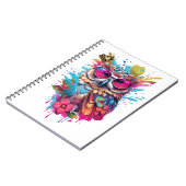 「宇宙との一体性」フクロウ手帳 ノートブック (左側)