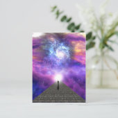宇宙との一体性、生素晴らし命の謎b ポストカード (スタンド正面)