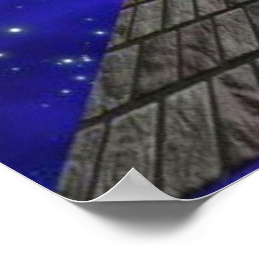 宇宙との一体性、素晴らし生命の神秘 ポスター (角)