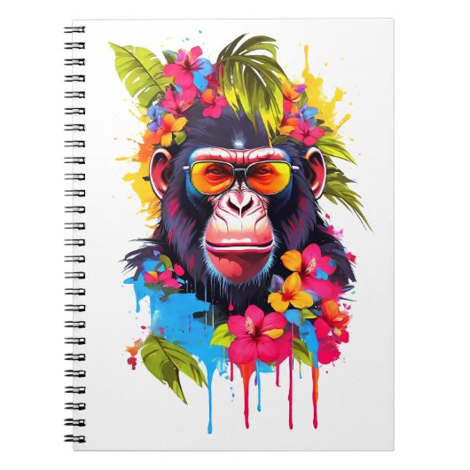 「宇宙との一体性」Apeノート ノートブック (正面)