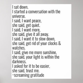 宇宙との対話 ポスター