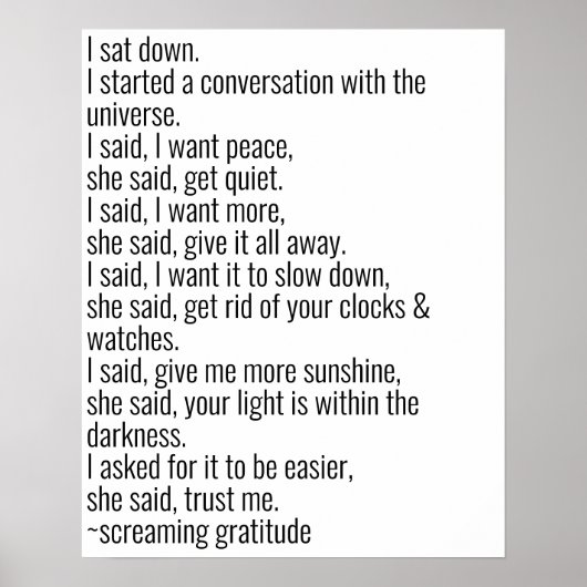 宇宙との対話 ポスター (正面)