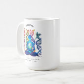 宇宙との連携：私の現実を共創 コーヒーマグカップ (正面左)