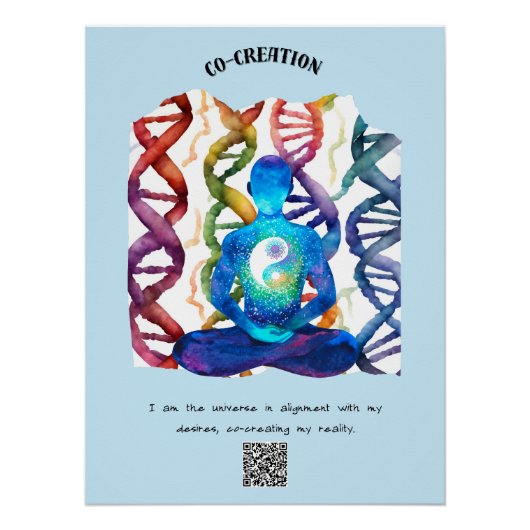 宇宙との連携：私の現実を共創 ポスター (正面)