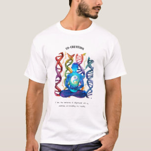宇宙との連携:私の現実を共創 Tシャツ