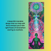 宇宙とマンダラを持つ1つ ヨガマット