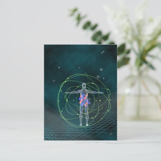宇宙と人間のポストカード ポストカード (スタンド正面)