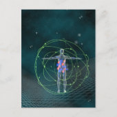 宇宙と人間のポストカード ポストカード (正面)