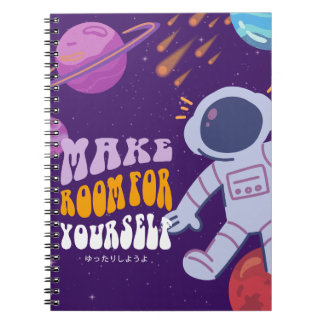 宇宙と宇宙インスパイアのノートカバー ノートブック