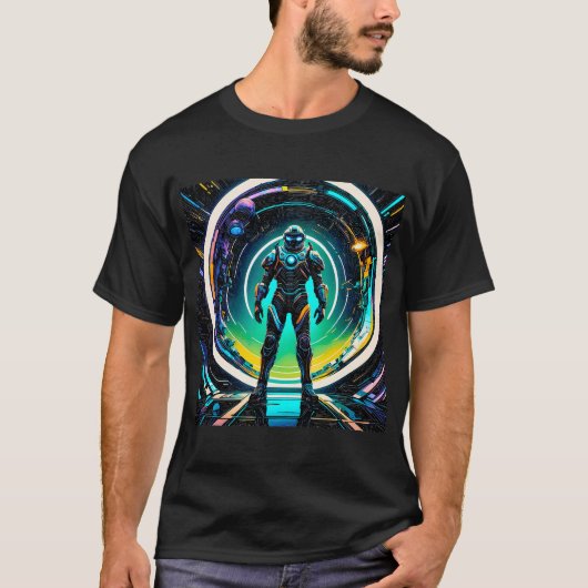 宇宙と宇宙飛行士#3 Tシャツ (正面)