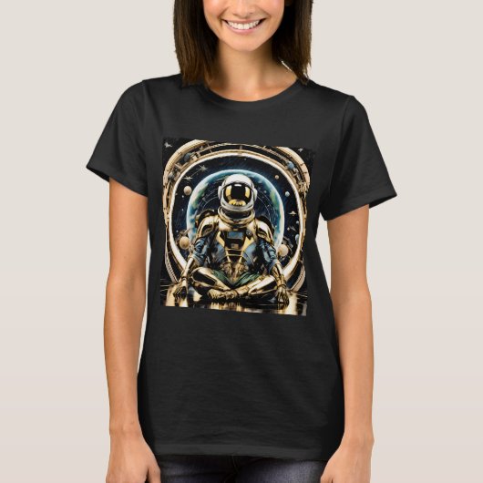 宇宙と宇宙飛行士#6 Tシャツ (正面)