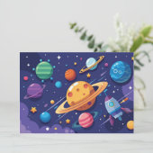 宇宙と惑星のテーマ 招待状 (スタンド正面)