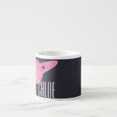 宇宙と惑星サターンイラストレーション名 エスプレッソカップ (正面)