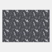 宇宙と惑星銀河系 ラッピングペーパーシート (正面3)