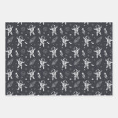 宇宙と惑星銀河系 ラッピングペーパーシート (正面)