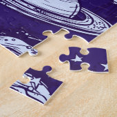 宇宙と惑星 ジグソーパズル (側面)